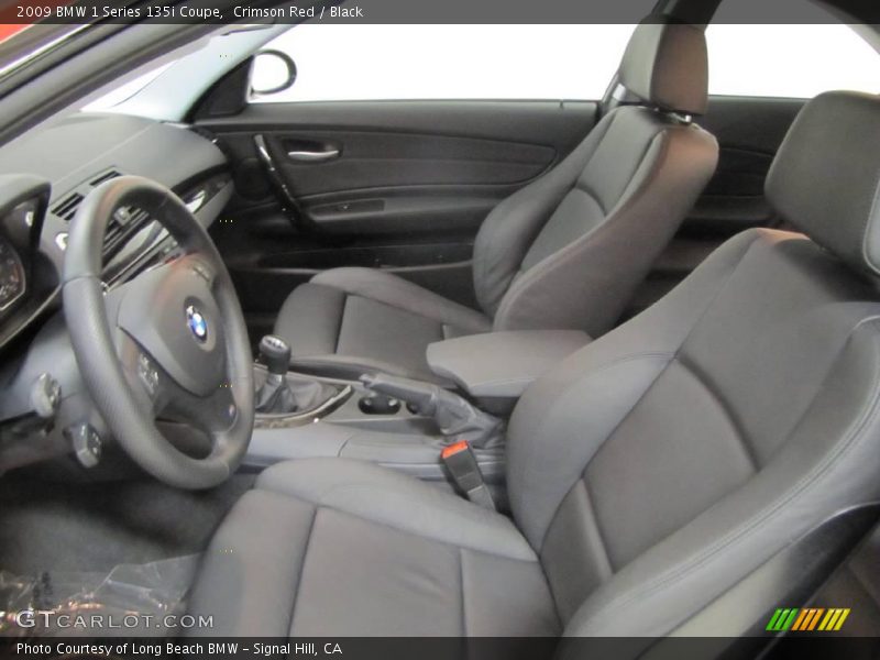 Crimson Red / Black 2009 BMW 1 Series 135i Coupe