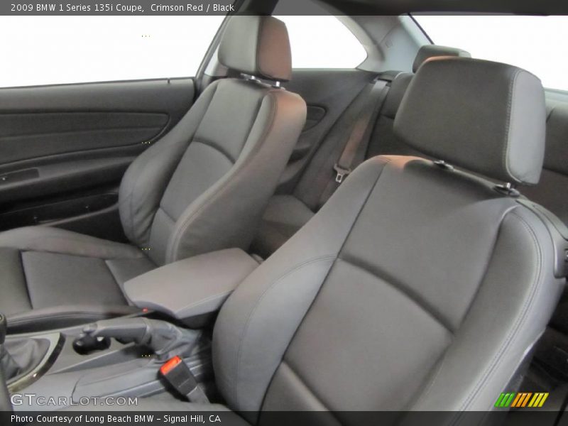 Crimson Red / Black 2009 BMW 1 Series 135i Coupe