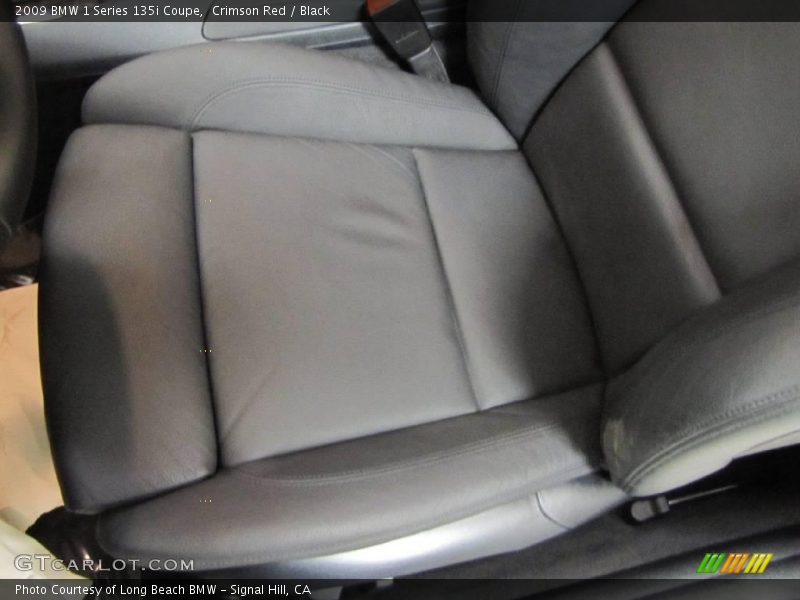 Crimson Red / Black 2009 BMW 1 Series 135i Coupe