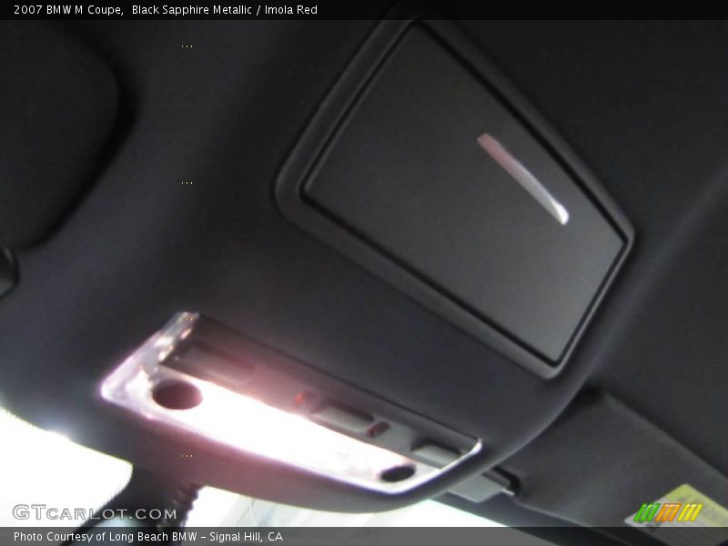 Black Sapphire Metallic / Imola Red 2007 BMW M Coupe