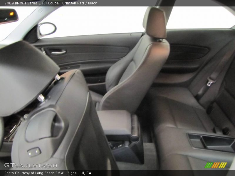 Crimson Red / Black 2009 BMW 1 Series 135i Coupe