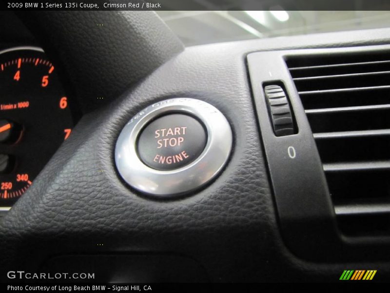 Crimson Red / Black 2009 BMW 1 Series 135i Coupe
