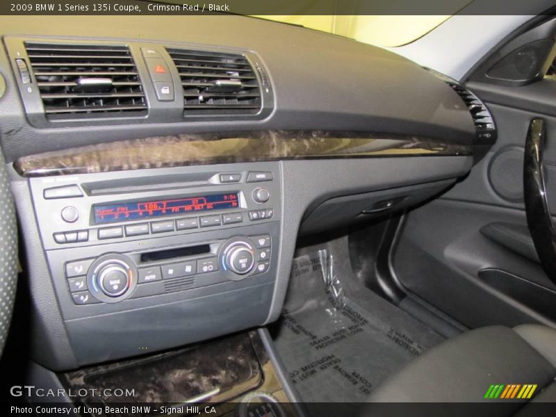 Crimson Red / Black 2009 BMW 1 Series 135i Coupe