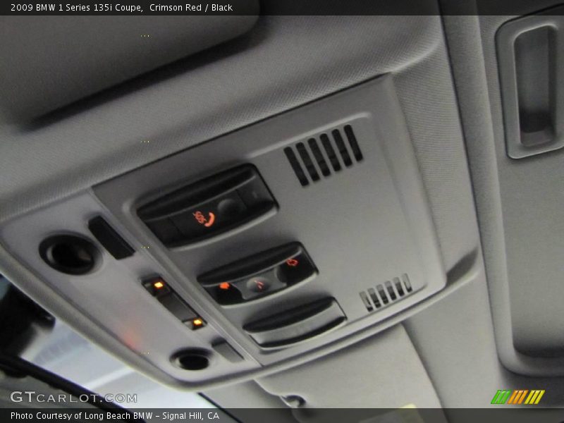 Crimson Red / Black 2009 BMW 1 Series 135i Coupe