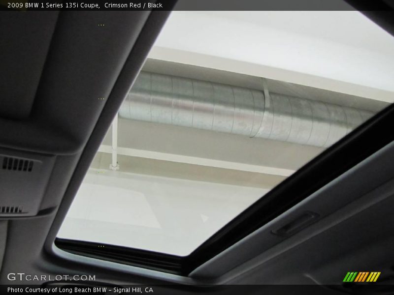 Crimson Red / Black 2009 BMW 1 Series 135i Coupe