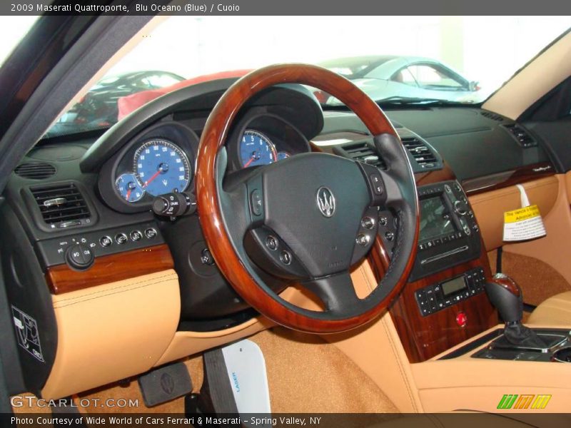 Blu Oceano (Blue) / Cuoio 2009 Maserati Quattroporte