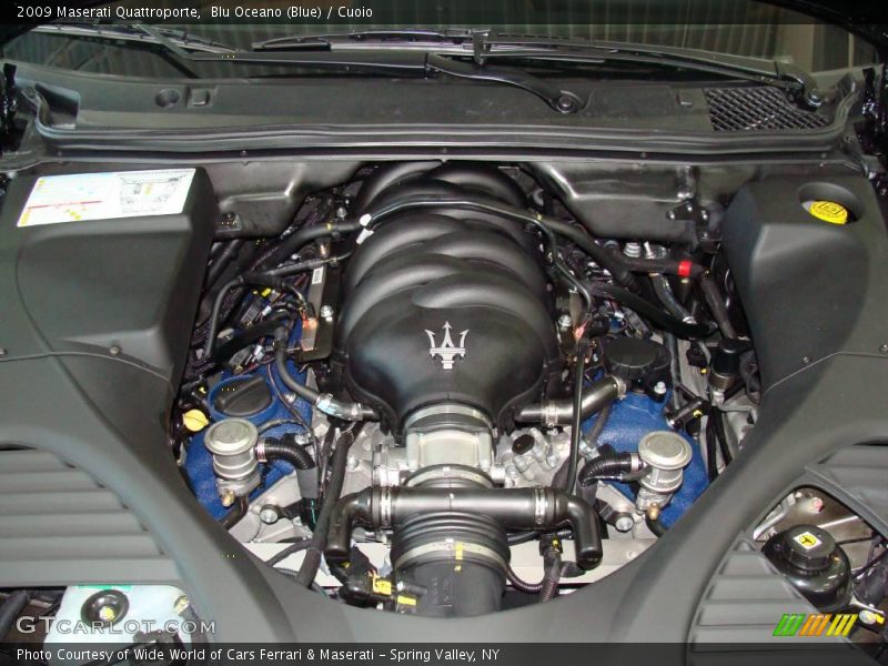 Blu Oceano (Blue) / Cuoio 2009 Maserati Quattroporte