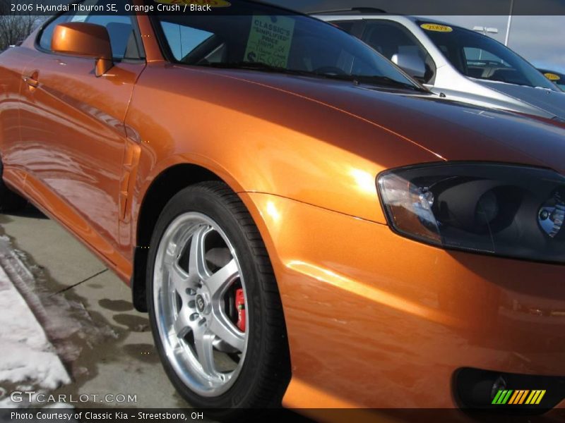 Orange Crush / Black 2006 Hyundai Tiburon SE