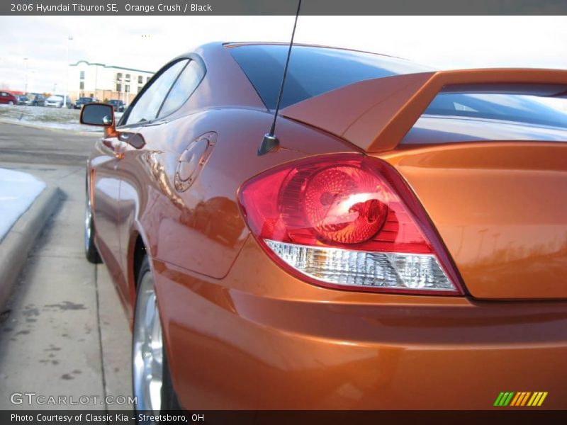 Orange Crush / Black 2006 Hyundai Tiburon SE