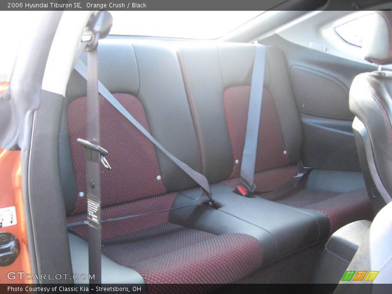 Orange Crush / Black 2006 Hyundai Tiburon SE