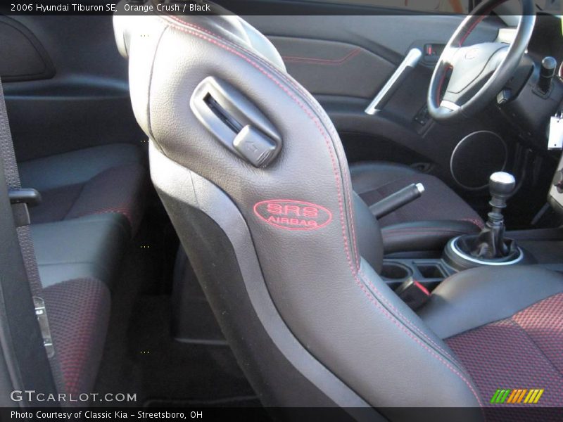 Orange Crush / Black 2006 Hyundai Tiburon SE