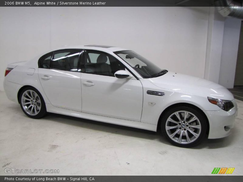 Alpine White / Silverstone Merino Leather 2006 BMW M5