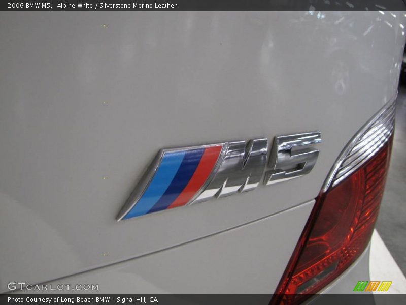 Alpine White / Silverstone Merino Leather 2006 BMW M5