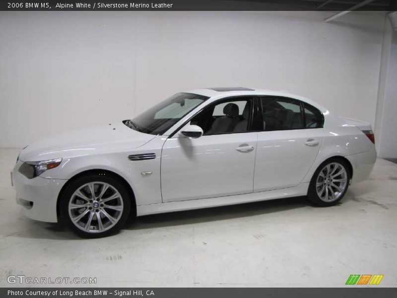 Alpine White / Silverstone Merino Leather 2006 BMW M5