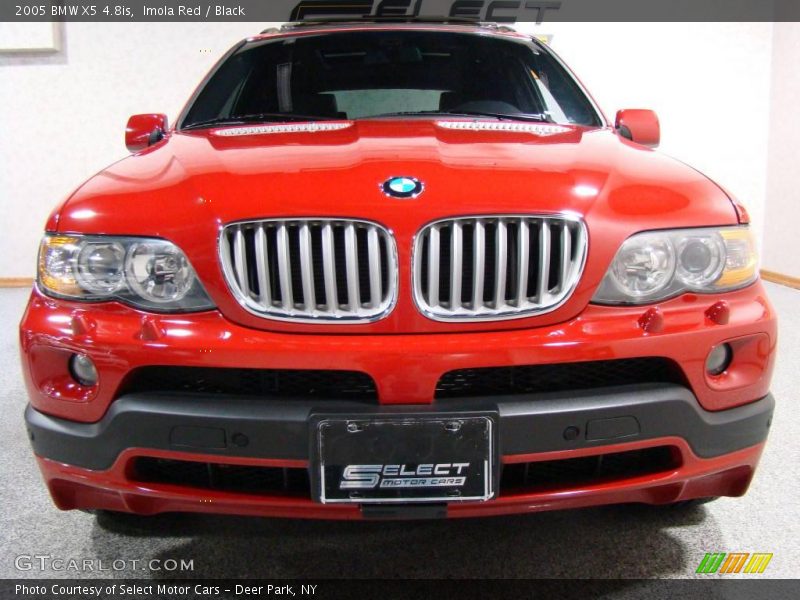 Imola Red / Black 2005 BMW X5 4.8is