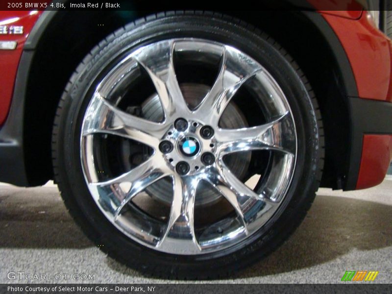 Imola Red / Black 2005 BMW X5 4.8is