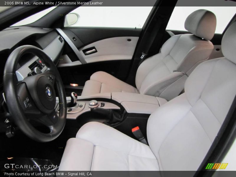 Alpine White / Silverstone Merino Leather 2006 BMW M5