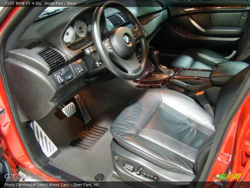Imola Red / Black 2005 BMW X5 4.8is