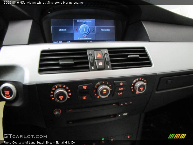 Alpine White / Silverstone Merino Leather 2006 BMW M5