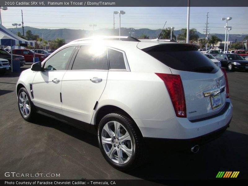 Platinum Ice Tricoat / Ebony/Titanium 2010 Cadillac SRX V6