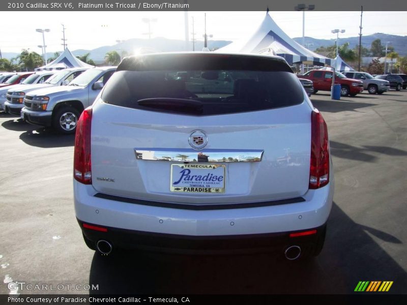 Platinum Ice Tricoat / Ebony/Titanium 2010 Cadillac SRX V6