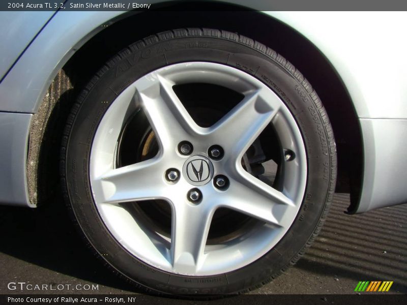 Satin Silver Metallic / Ebony 2004 Acura TL 3.2