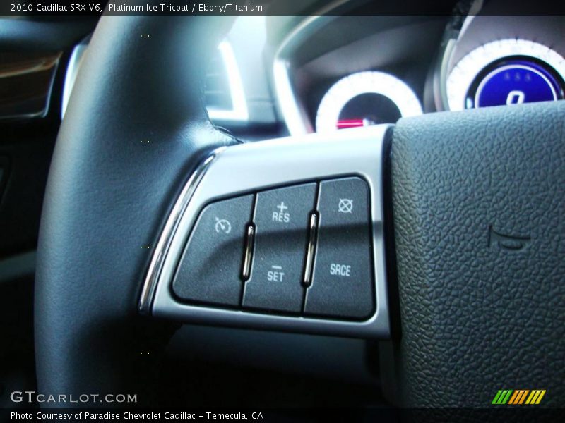 Platinum Ice Tricoat / Ebony/Titanium 2010 Cadillac SRX V6