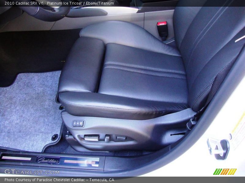Platinum Ice Tricoat / Ebony/Titanium 2010 Cadillac SRX V6