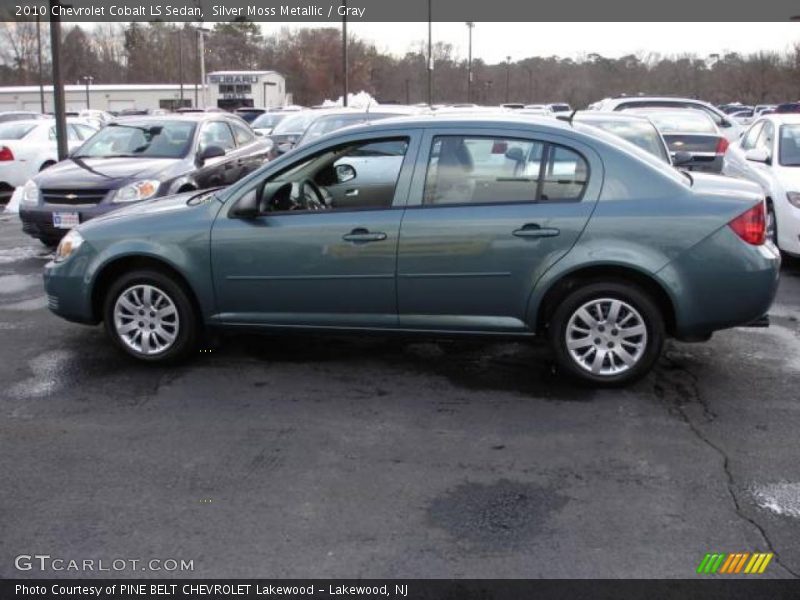 Silver Moss Metallic / Gray 2010 Chevrolet Cobalt LS Sedan