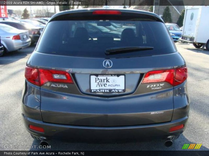 Grigio Metallic / Taupe 2009 Acura RDX SH-AWD