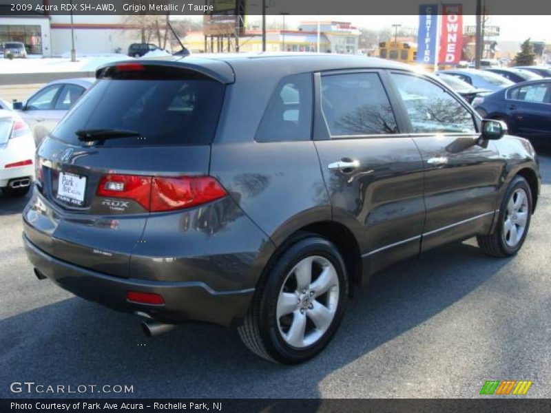 Grigio Metallic / Taupe 2009 Acura RDX SH-AWD