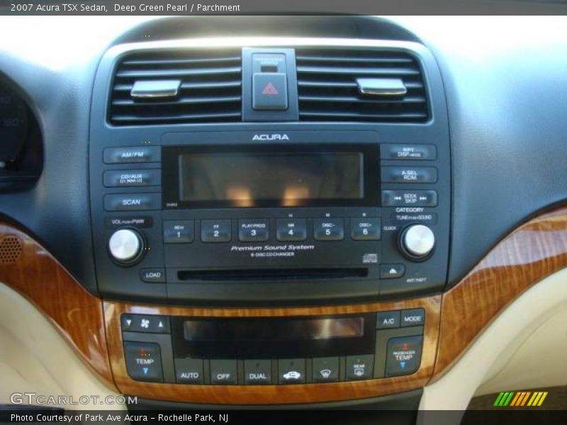Deep Green Pearl / Parchment 2007 Acura TSX Sedan