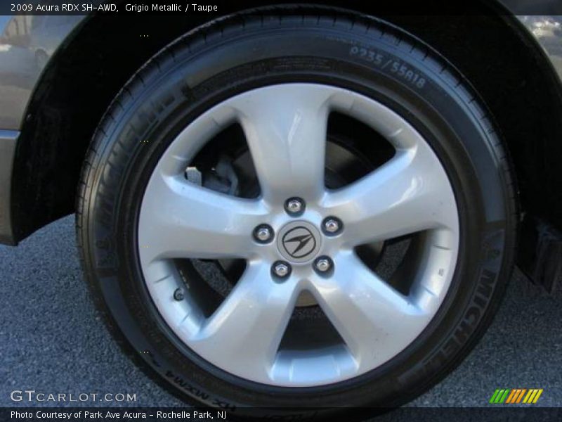 Grigio Metallic / Taupe 2009 Acura RDX SH-AWD