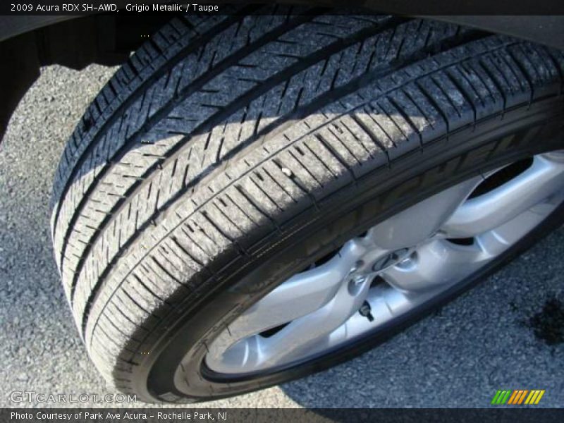 Grigio Metallic / Taupe 2009 Acura RDX SH-AWD