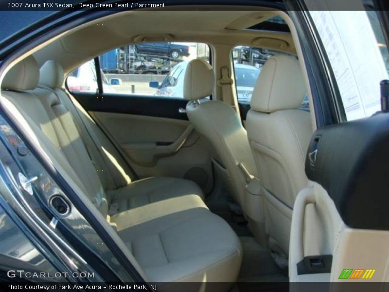 Deep Green Pearl / Parchment 2007 Acura TSX Sedan