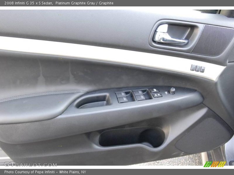 Platinum Graphite Gray / Graphite 2008 Infiniti G 35 x S Sedan