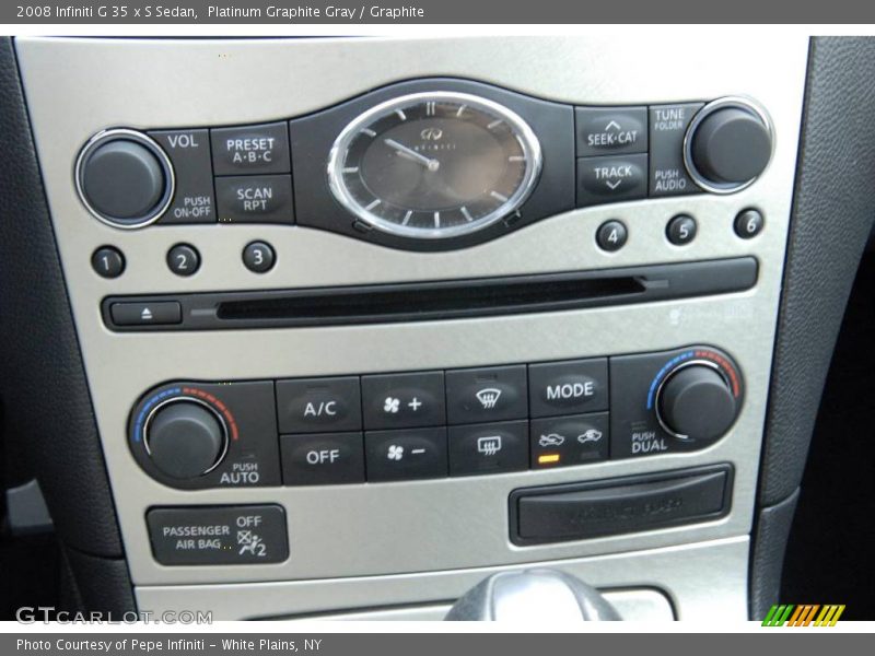 Platinum Graphite Gray / Graphite 2008 Infiniti G 35 x S Sedan