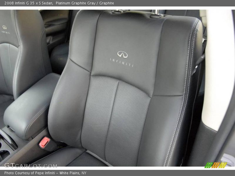 Platinum Graphite Gray / Graphite 2008 Infiniti G 35 x S Sedan