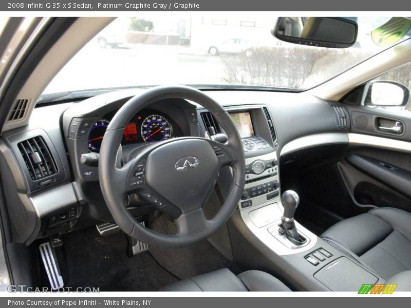 Platinum Graphite Gray / Graphite 2008 Infiniti G 35 x S Sedan