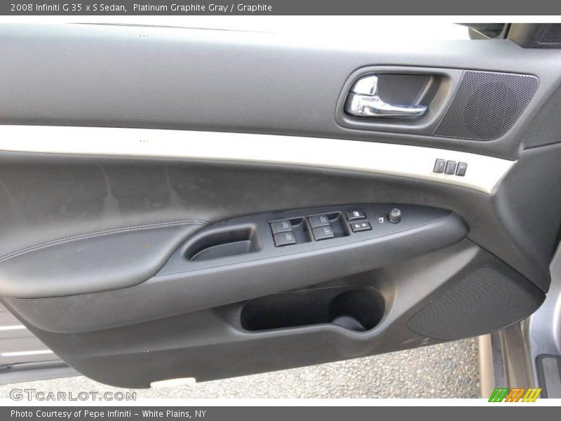 Platinum Graphite Gray / Graphite 2008 Infiniti G 35 x S Sedan