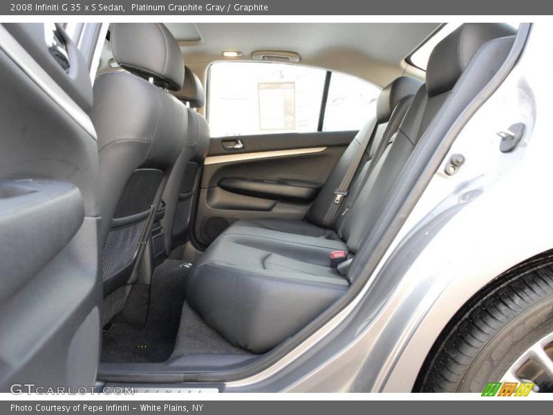 Platinum Graphite Gray / Graphite 2008 Infiniti G 35 x S Sedan