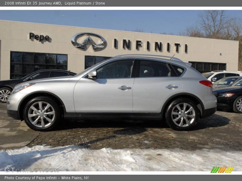 Liquid Platinum / Stone 2008 Infiniti EX 35 Journey AWD