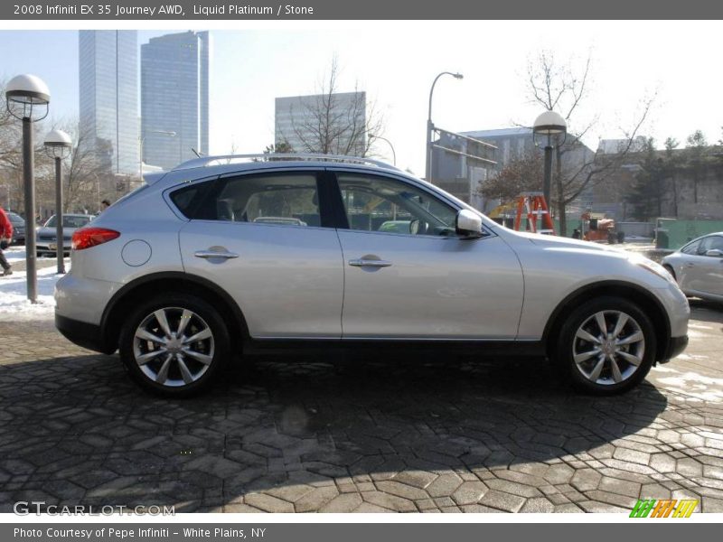 Liquid Platinum / Stone 2008 Infiniti EX 35 Journey AWD