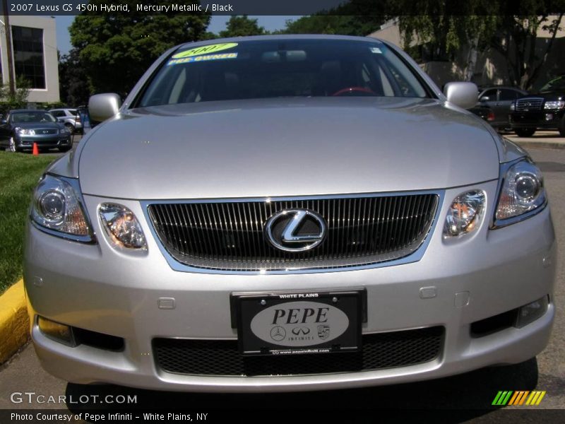 Mercury Metallic / Black 2007 Lexus GS 450h Hybrid