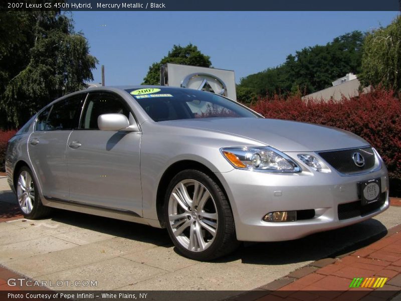 Mercury Metallic / Black 2007 Lexus GS 450h Hybrid