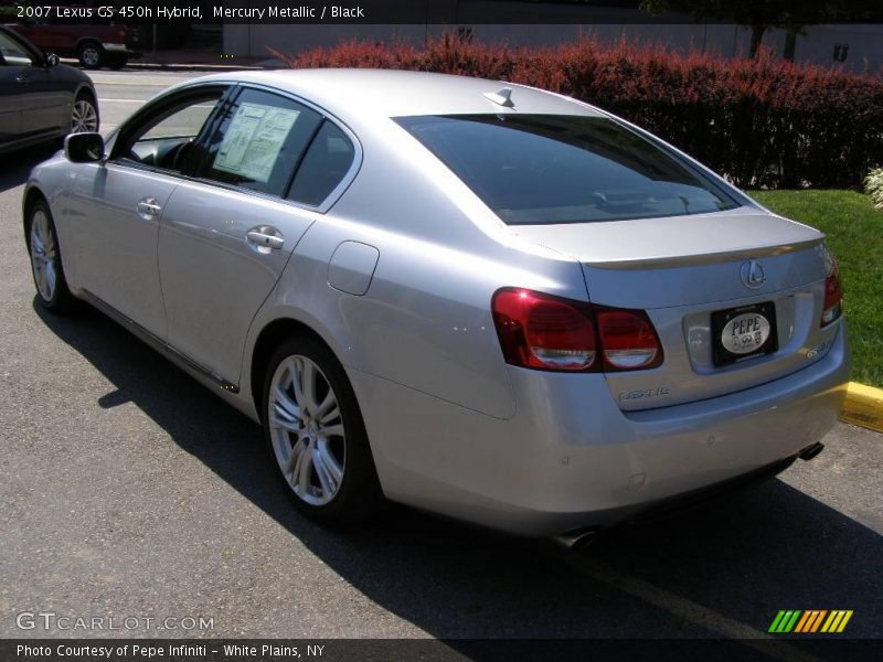 Mercury Metallic / Black 2007 Lexus GS 450h Hybrid