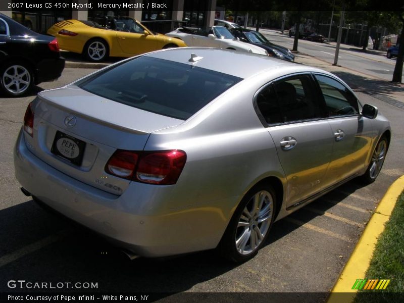 Mercury Metallic / Black 2007 Lexus GS 450h Hybrid