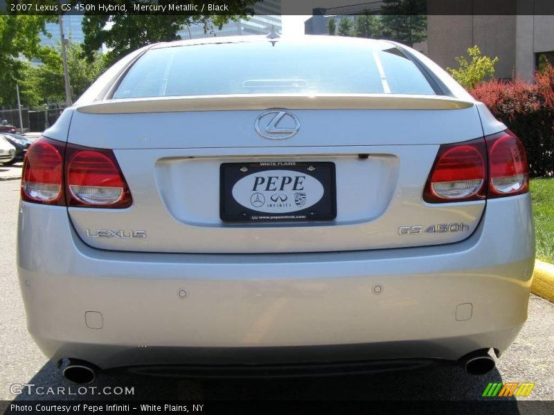 Mercury Metallic / Black 2007 Lexus GS 450h Hybrid