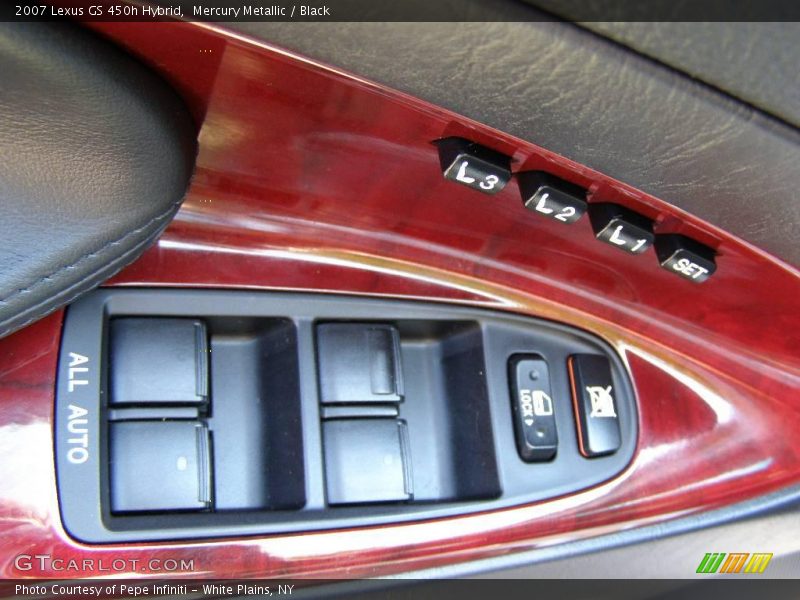 Mercury Metallic / Black 2007 Lexus GS 450h Hybrid