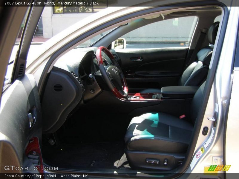 Mercury Metallic / Black 2007 Lexus GS 450h Hybrid